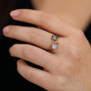 Rainbow Moonstone 14k Gold Ring