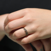 Yellow Gold Floating Diamond Ring