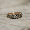 Yellow Gold Floating Diamond Ring