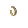 Gold Champagne Diamond Larger Ear Cuff