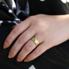 Wide Gold Band Ring