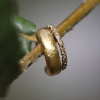 Thin Champagne Diamond Ear Cuff
