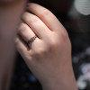 Yellow Gold Floating Diamond Ring