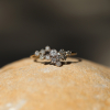 White Gold 12 Diamond Cluster Ring