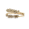 Yellow Gold Double Row Brown Diamond Ring