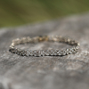White Diamond Lace Bracelet