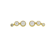 Akoya Pearl Diamond Climber Earrings