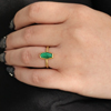 Zambian Emerald Gold Ring