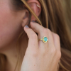 Tourmaline Gold Ring