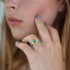 Tourmaline Gold Ring