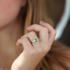 Tourmaline Gold Ring