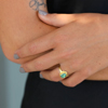 Tourmaline Gold Ring