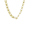18k Gold Mobius Link Chain Necklace