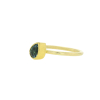 Tourmaline Sideways Teardrop Gold Ring
