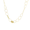 Medium Oval Link 18k Gold Chain Necklace