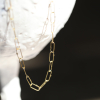 Handmade 18k Gold Oval Link Chain Necklace