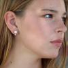 Cultured Pearl Diamond Earrings