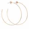 Extra Large Rose Gold Hoop Earrings