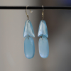 Aquamarine Arrowhead Earrings