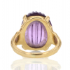 Vintage Carved Amethyst Ring