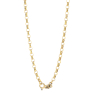 Victorian Round Chain Link 9k Gold Necklace