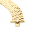 Vintage 14K Gold Brick Link Bracelet