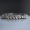 Vintage Diamond Platinum Eternity Band