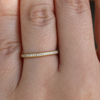 Diamond Eternity Half 18k Gold Band Ring