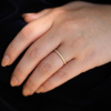 Diamond Eternity Half 18k Gold Band Ring