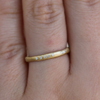 Scattered Diamond 18k Yellow Gold Eternity Band