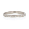 Scattered Diamond Eternity 18k Palladium Band