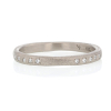 Scattered Diamond Eternity 18k Palladium Band