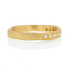 12 Diamond 18k Gold Band