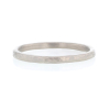 18k Palladium Hand Hammered Band