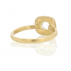 Cushion Diamond 18k Yellow Gold Ring