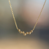 Bubble 7 Diamond Gold Necklace