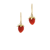 Strawberry Coral Earrings Image