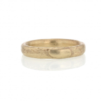 Men's Flattened Wedding Band Image