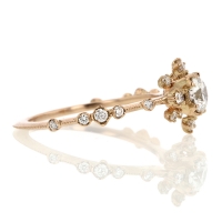 Diamond Snowflake Supreme 18k Rose Gold Ring Image