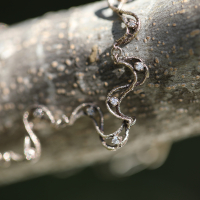 Swirl White Gold Diamond Bracelet Image