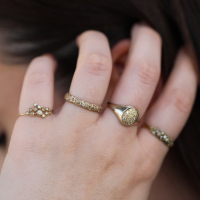 Diamond Signet Ring Image