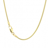 14K Gold Snake Chain Necklace Image