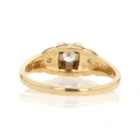 Yellow Gold Vintage Diamond Ring Image