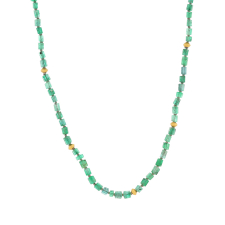 Beaded Emerald Necklace