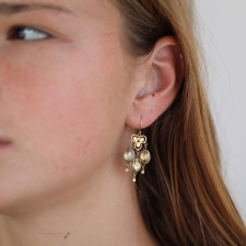 Rosecut Zircon Chandelier Earrings Image