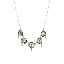 Rosecut Blue Zircon Necklace Image