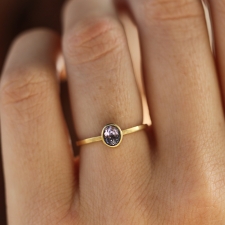 Pale Spinel Gold Ring