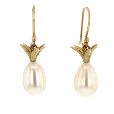 Pearl Pineapple Earrings