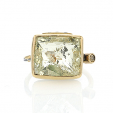 Rectangular Beryl Cocktail Ring