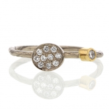 White Gold Pave Diamond Ring Image